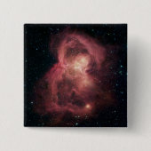 Space Butterfly Nebula Vierkante Button 5,1 Cm (Voorkant)