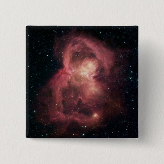 Space Butterfly Nebula Vierkante Button 5,1 Cm (Voorkant)