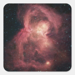 Space Butterfly Nebula Vierkante Sticker