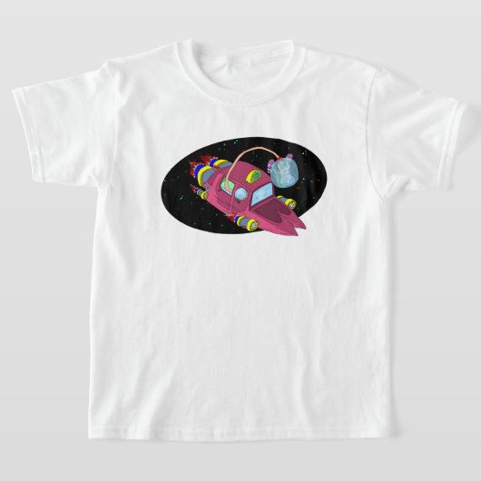Space Cab cat T-shirt (Laagn)