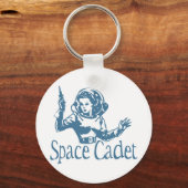 Space Cadet Blue Sleutelhanger (Voorkant)
