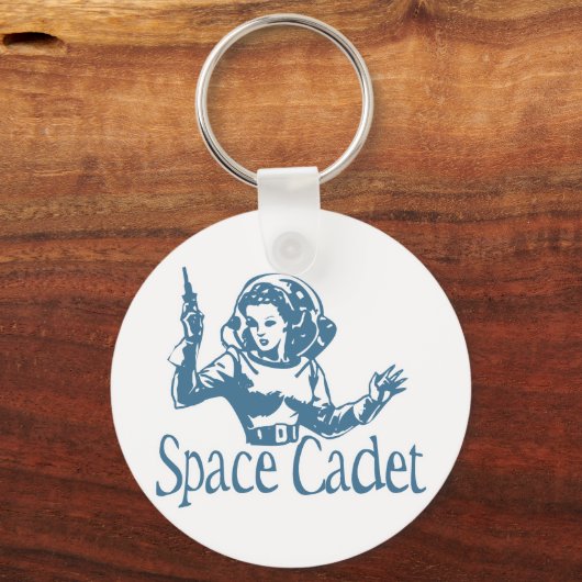 Space Cadet Blue Sleutelhanger (Voorkant)