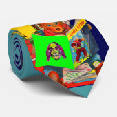 Space Cadet Boy Print Stropdas (Opgerold)