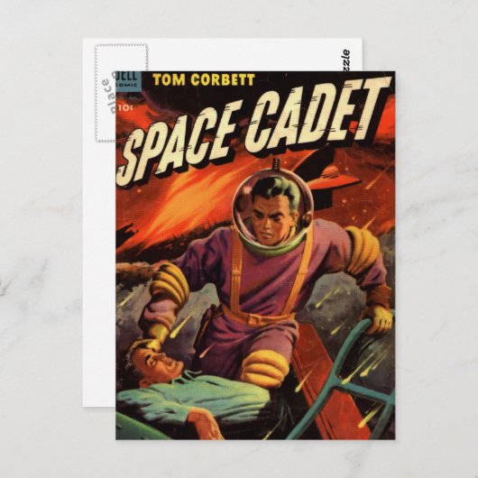 Space Cadet Briefkaart (Voorkant / Achterkant)