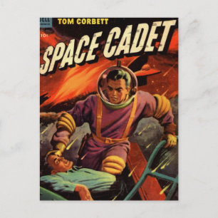 Space Cadet Briefkaart