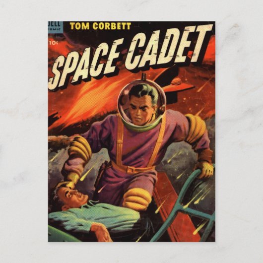 Space Cadet Briefkaart (Voorkant)