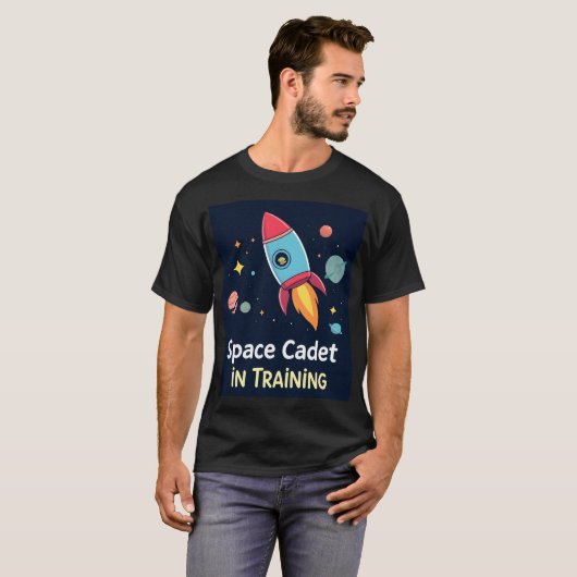 Space Cadet in Training T-shirt (Voorkant volledig)