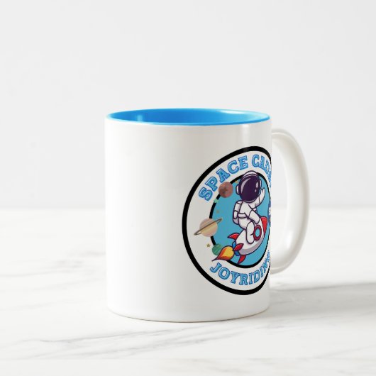 Space Cadet - Joyriding Tweekleurige Koffiemok (Voorkant rechts)
