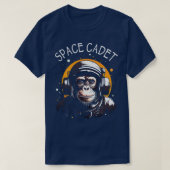 Space Cadet Monkey Ape Chimp Astronaut T-shirt (Design voorkant)