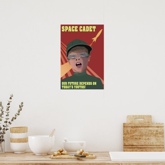 Space Cadet Poster (Keuken)