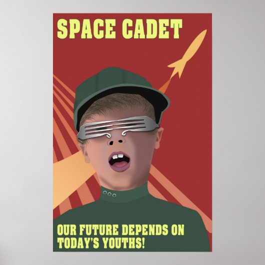 Space Cadet Poster (Voorkant)