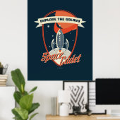 Space Cadet Poster (Thuiskantoor)