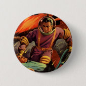 Space Cadet Ronde Button 5,7 Cm (Voorkant)