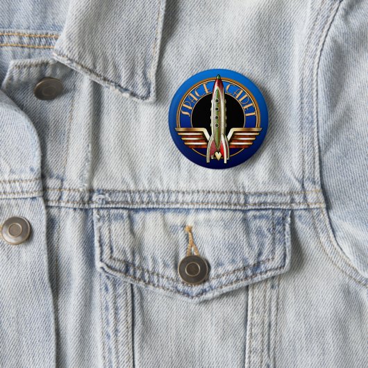 Space Cadet Round Button (In situ)