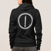 Space Cadet Women's Fleece Zip Jacket Hoodie (Achterkant)
