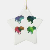 Space Capybaras Keramisch Ornament (Rechts)