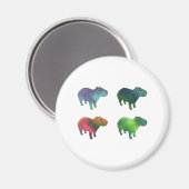 Space Capybaras Magneet (Voorkant / Achterkant)