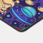 Space Cartoon Astronaut Alien Shuttle Rocket Moon Bureaumat (Hoek)