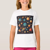 Space cartoon t-shirt (Voorkant)