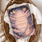 Space Castle Baby Shower Kaart