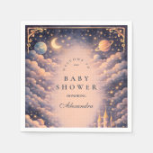 Space Castle Baby Shower Servet (Voorkant)