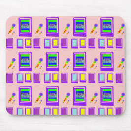 Space Castle Designer Mousepad Muismat