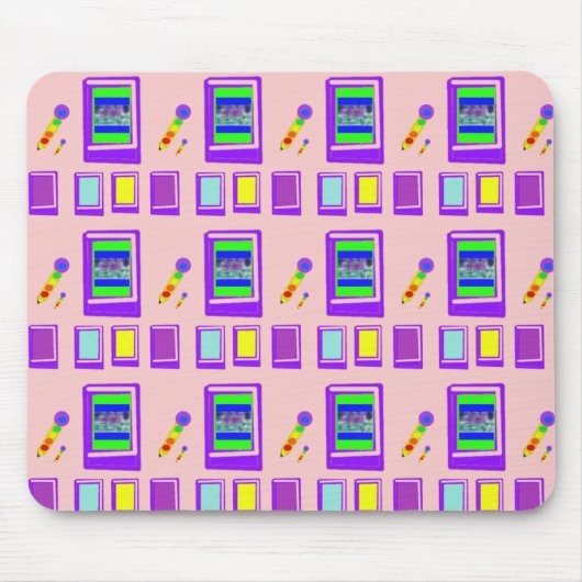 Space Castle Designer Mousepad Muismat (Voorkant)