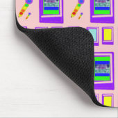 Space Castle Designer Mousepad Muismat (Hoek)