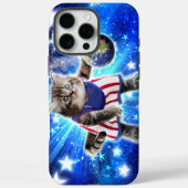 Space cat basketbal spelen Case-Mate iPhone case (Achterkant)