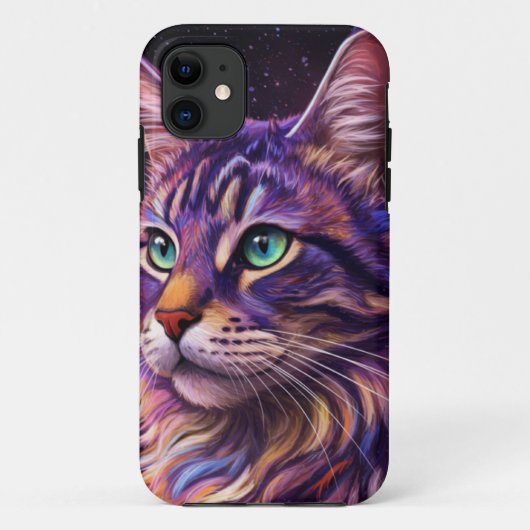 space cat Case-Mate iPhone case (Achterkant)
