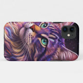 space cat Case-Mate iPhone case (Achterkant (horizontaal))
