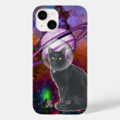 Space-Cat Cosmo Hoesje-Mate iPhone Case (Achterkant)