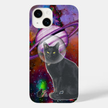Space-Cat Cosmo Hoesje-Mate iPhone Case