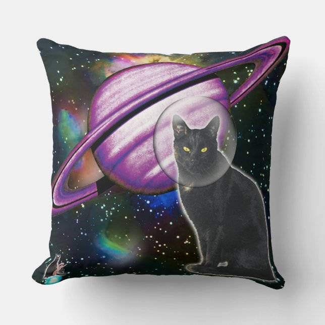 Space-Cat Cosmo Kussen (Voorkant)