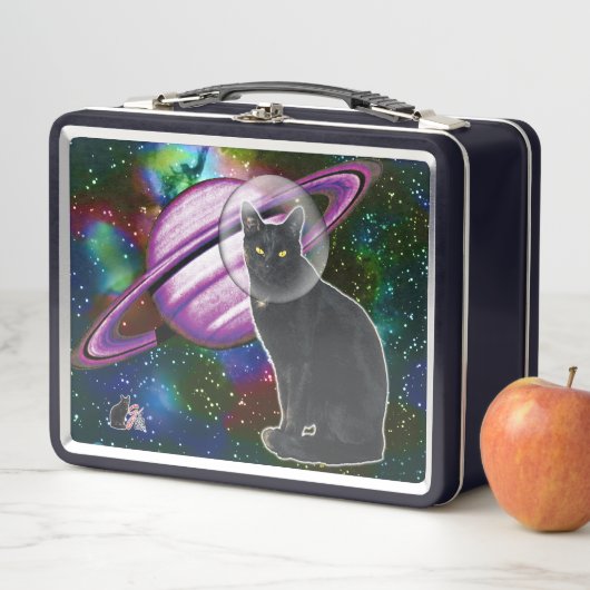 Space-Cat Cosmo Metal Lunchbox (In situ)