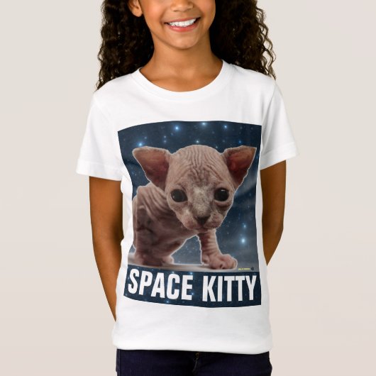 SPACE CAT Funny T-Shirts (Voorkant)