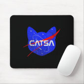 Space Cat Funny Universe Catsa Muismat (Met muis)