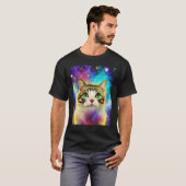 Space Cat Kitty Kitten In Cat Style 10 T-shirt (Voorkant volledig)