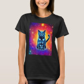 Space Cat Kitty Kitten In Cat Style 1 T-shirt (Voorkant)