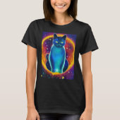 Space Cat Kitty Kitten In Cat Style 5 T-shirt (Voorkant)