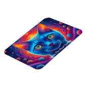 Space Cat kosmische katachtige katachtige Magneet (Linkerzijde)