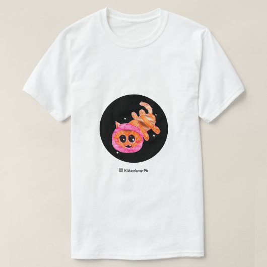 Space Cat logo T-shirt (Design voorkant)