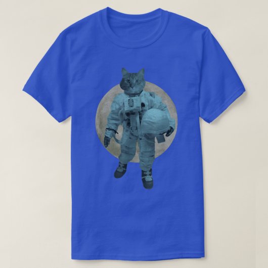 Space Cat Lover Astronaut Science Teach Geek Pub T-shirt (Design voorkant)