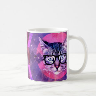 Space Cat Paarse Galaxy Trending 2016 Gepersonalis Koffiemok