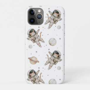 Space Cat patroon Case-Mate iPhone Case