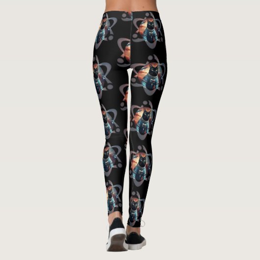 Space Cat Science Leggings (Achterkant)