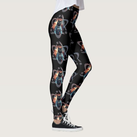 Space Cat Science Leggings (Rechts)