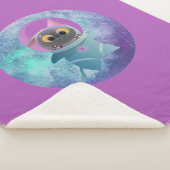 Space Cat Sherpa Deken (3/4)