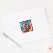 Space Cat Sticker (Envelop)