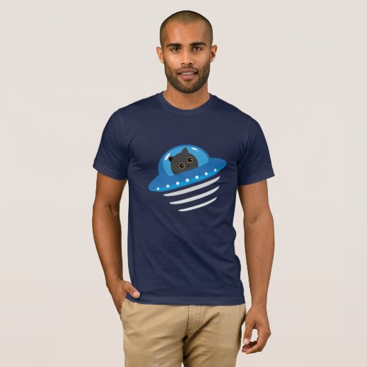 Space Cat T-shirt (Voorkant volledig)